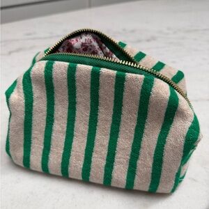 Green Striped Women's Bag